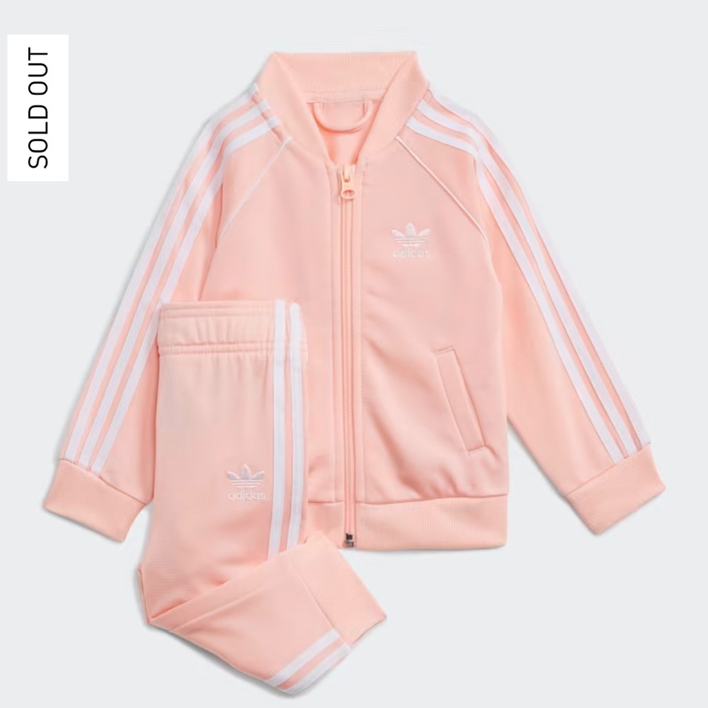 ADIDAS PINK TRACK SUIT Infant 3 months